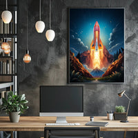 Rocket Launch Adventure Poster