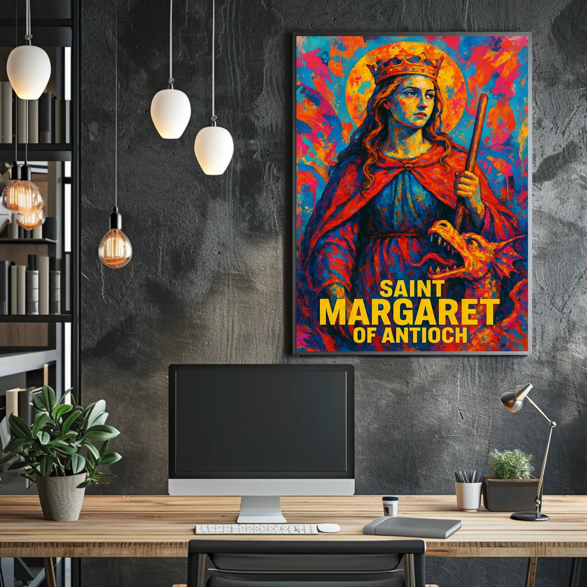 Saint Margaret Of Antioch Poster