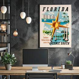 Florida Scenic South Railway Promotion Poster