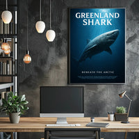 Greenland Shark Beneath the Arctic Poster PosterGoat