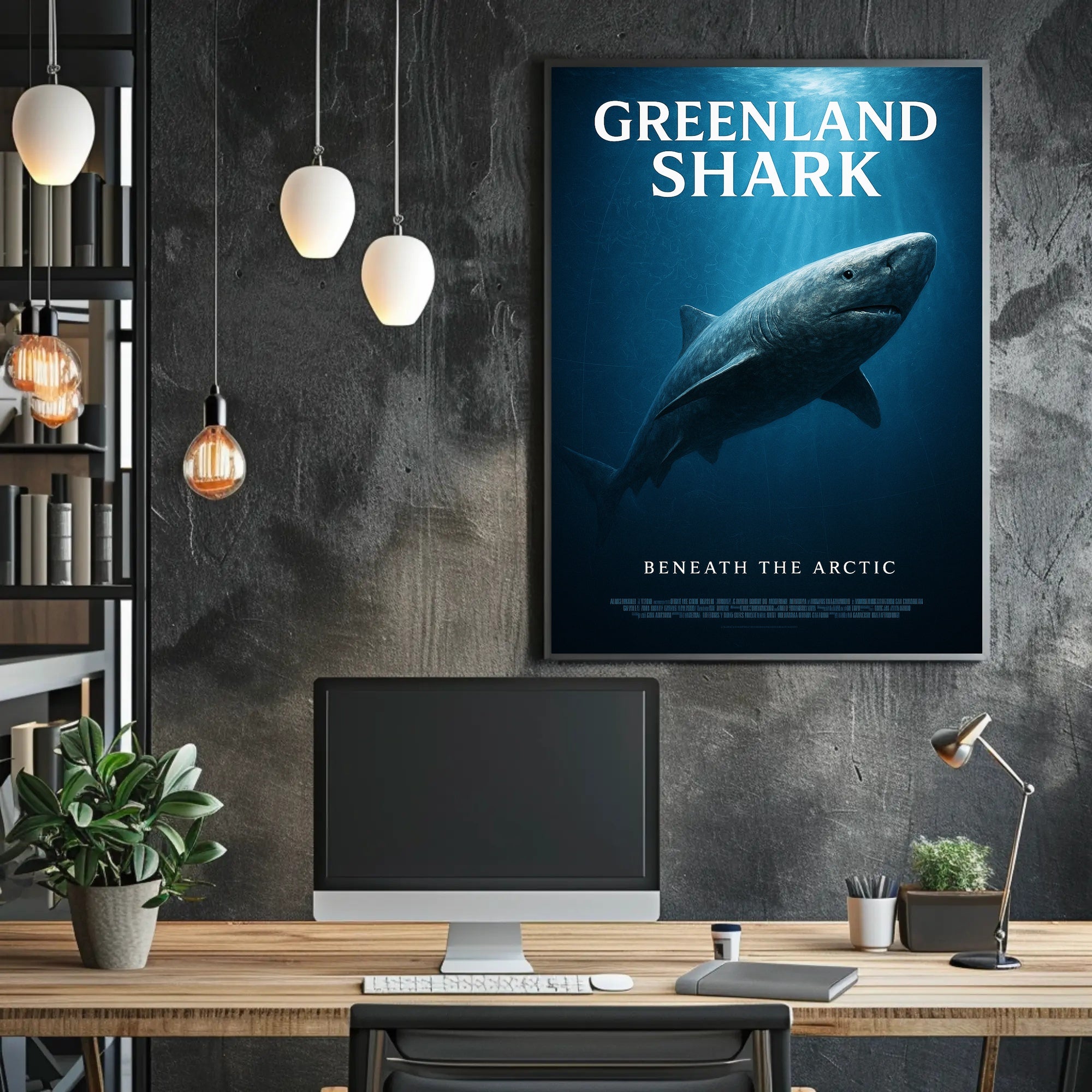 Greenland Shark Beneath the Arctic Poster PosterGoat