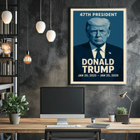 Donald Trump 47th President Poster