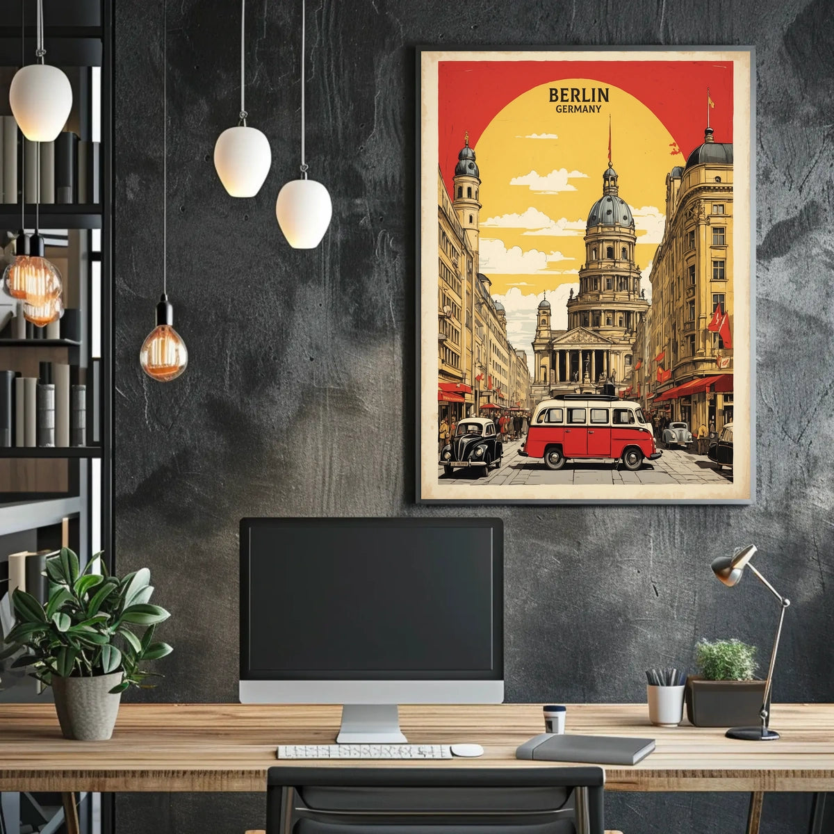 Berlin Vintage Travel Poster