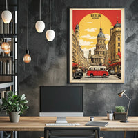 Berlin Vintage Travel Poster