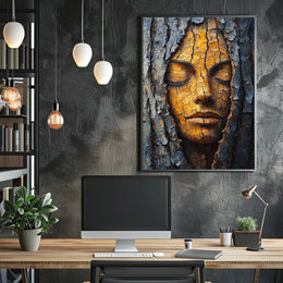 Human-Nature Harmony: Artistic Poster