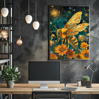 The Enchanted Bee William Morris Art Poster