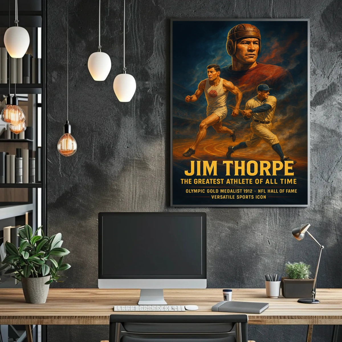 Jim Thorpe The Greatest Athlete of All Time Jim Thorpe Poster