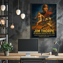 Jim Thorpe The Greatest Athlete of All Time Jim Thorpe Poster