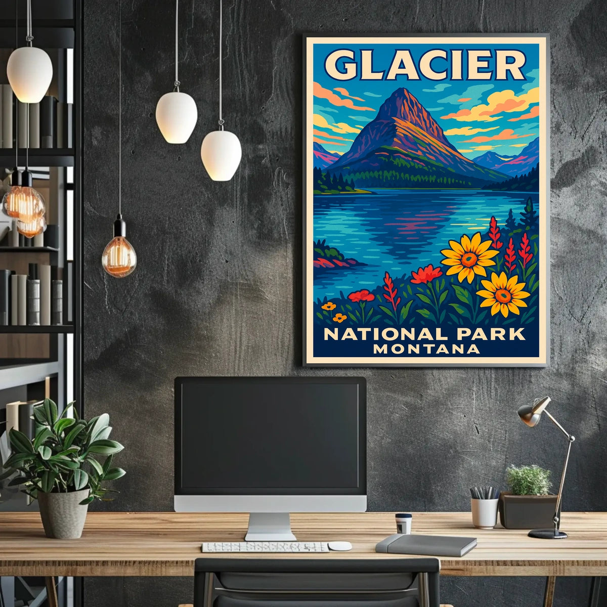 Glacier National Park Montana Poster