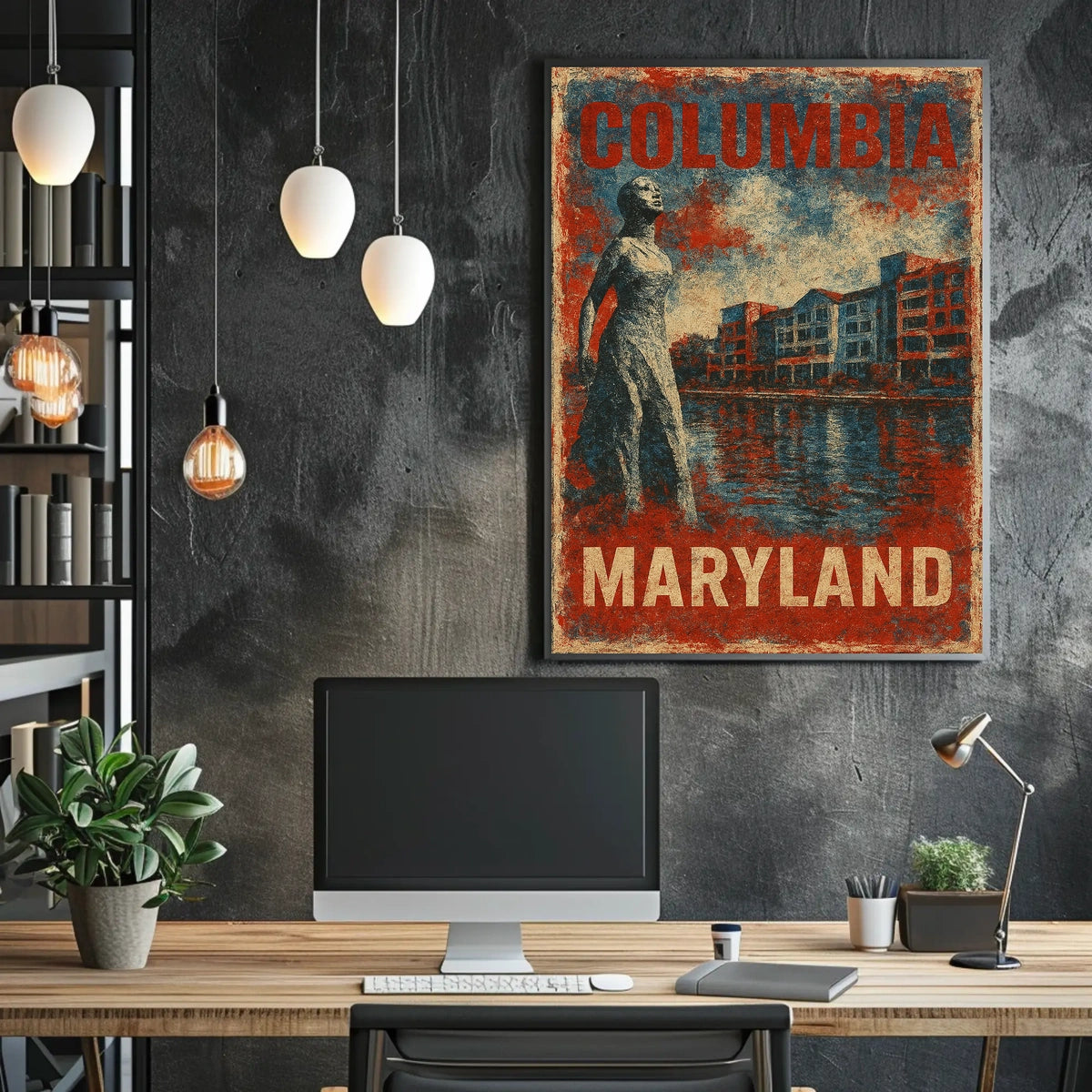 Columbia, Maryland Poster