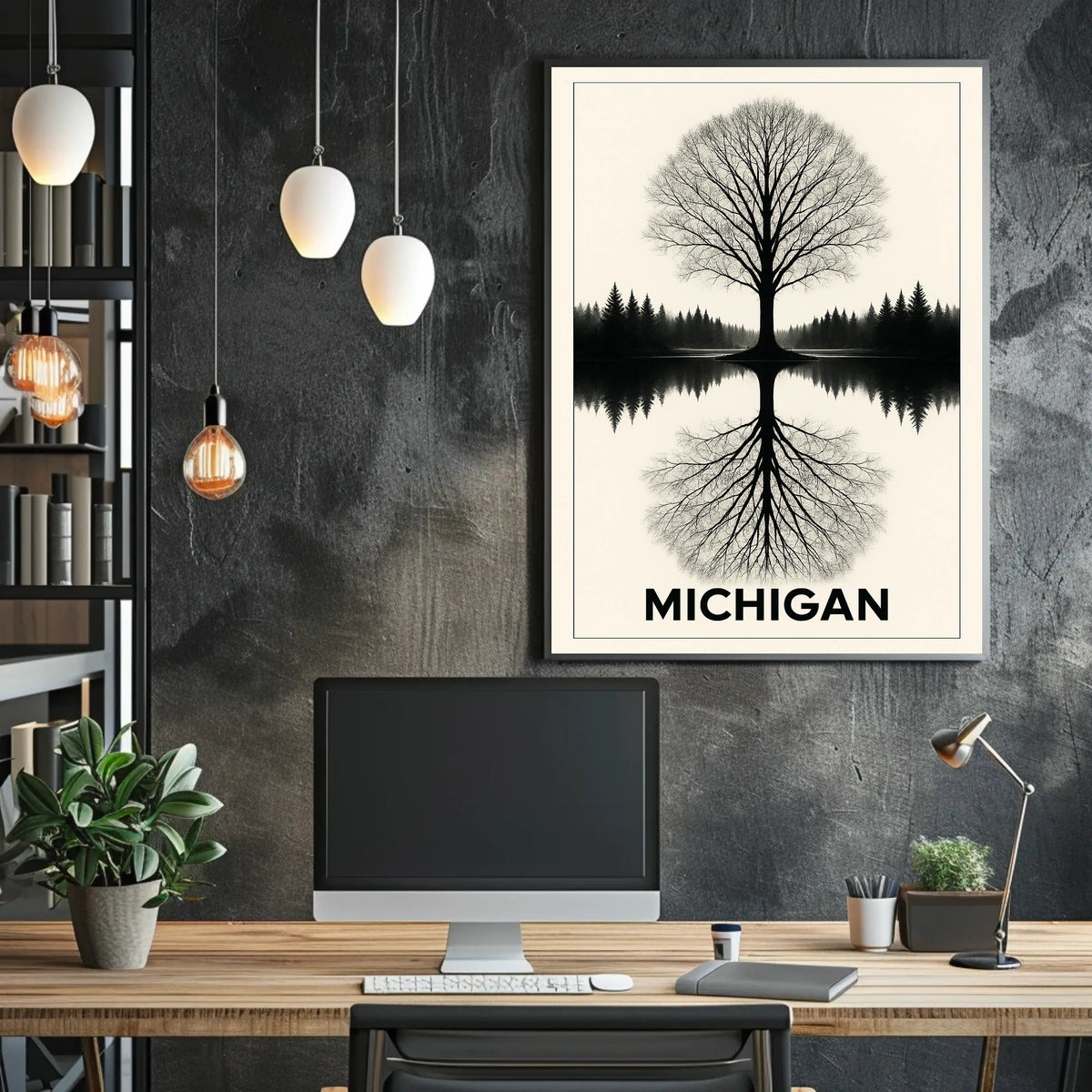 Michigan Reflection Poster