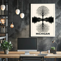 Michigan Reflection Poster