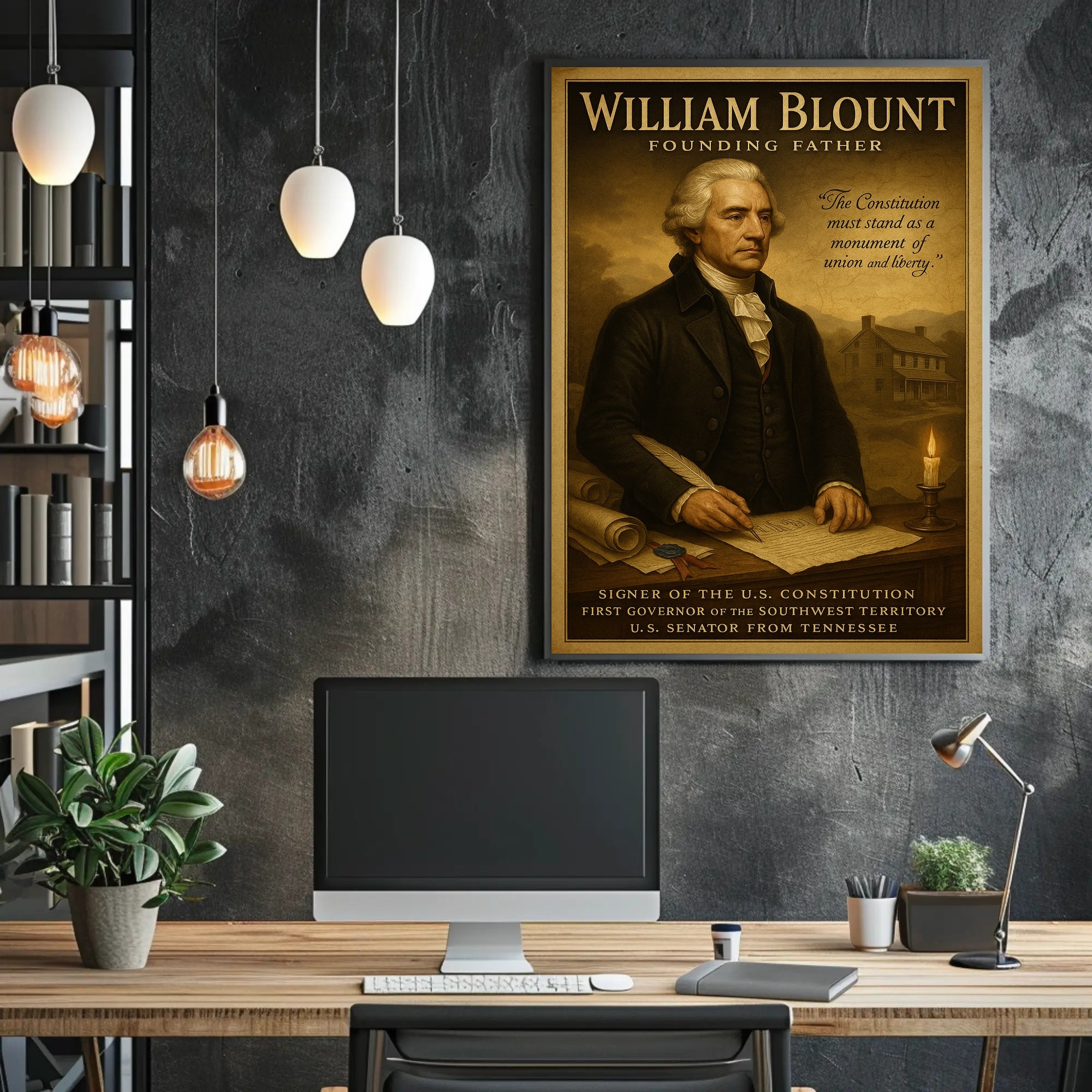 William Blount Vintage Historical or Presidential Poster PosterGoat