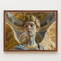 Renaissance Angelic Figure in Majestic Cathedral Setting