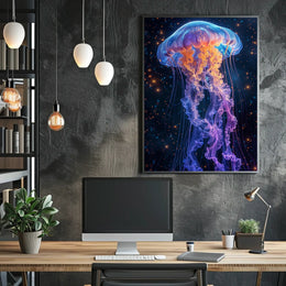 Ethereal Jellyfish Poster