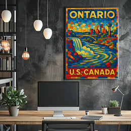 Ontario U.S.-Canada Connection Poster