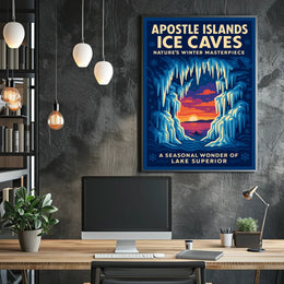 Apostle Islands Ice Caves Poster