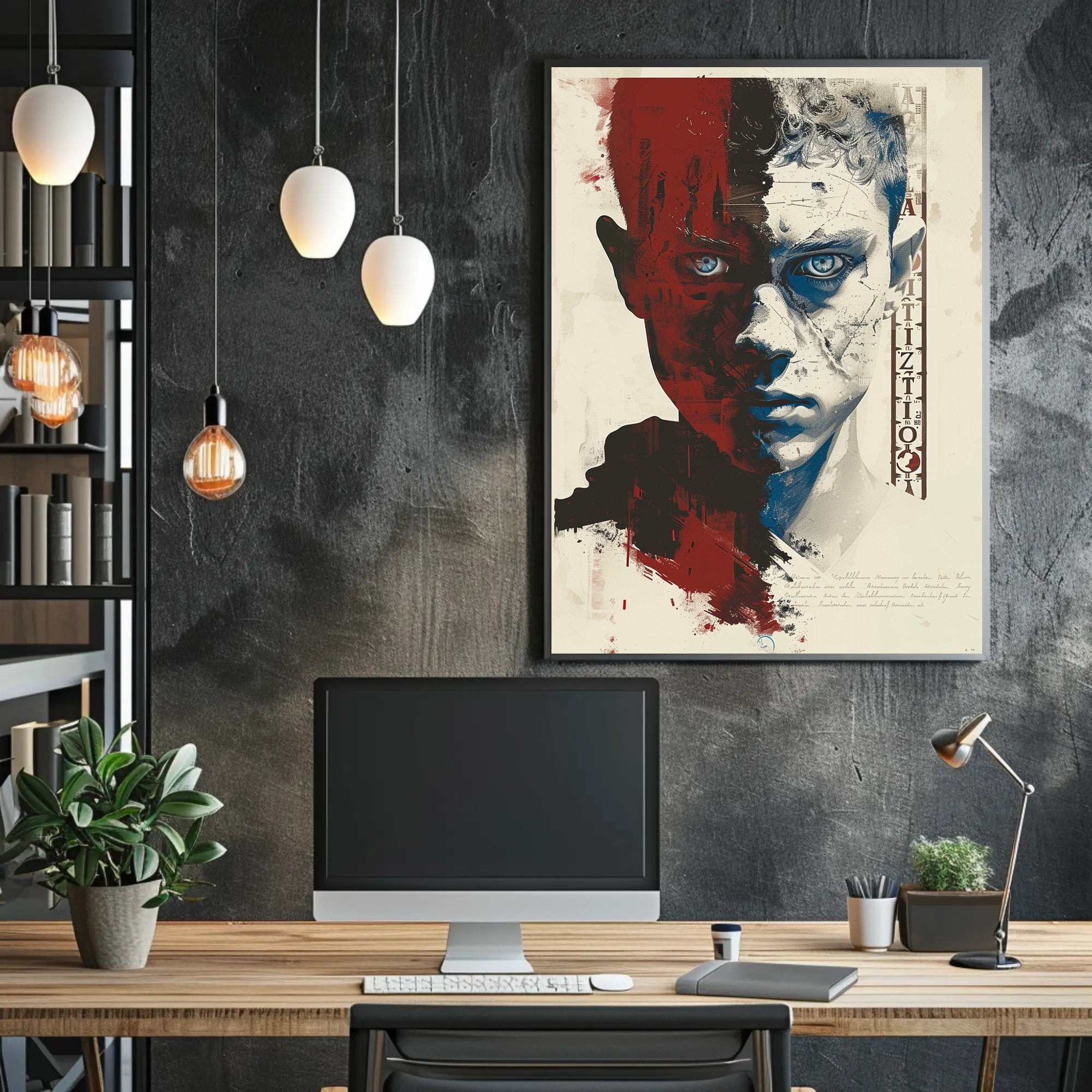 Cherry Blossom Serenity: Tranquil Garden Tea Poster PosterGoat