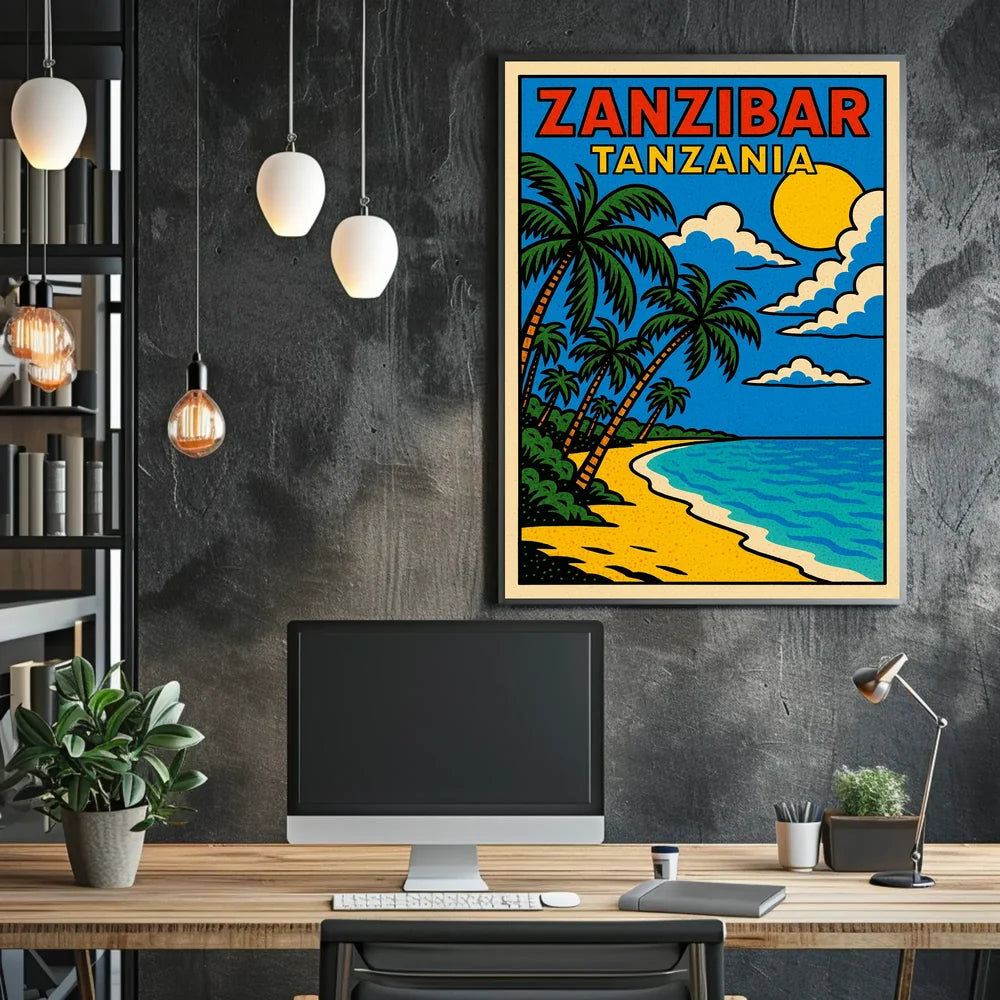 Abstract Tanzania Art Poster
