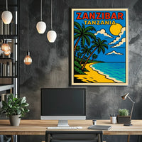 Abstract Tanzania Art Poster