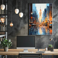 Urban Reflections Poster PosterGoat