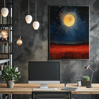 Celestial Nightscape Poster
