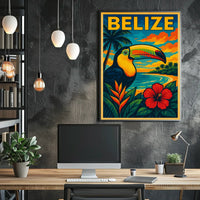 Belize Tropical Paradise Poster