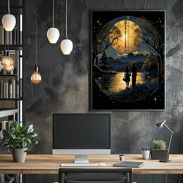Romantic Cosmic Illusionary Fantasy Art Poster
