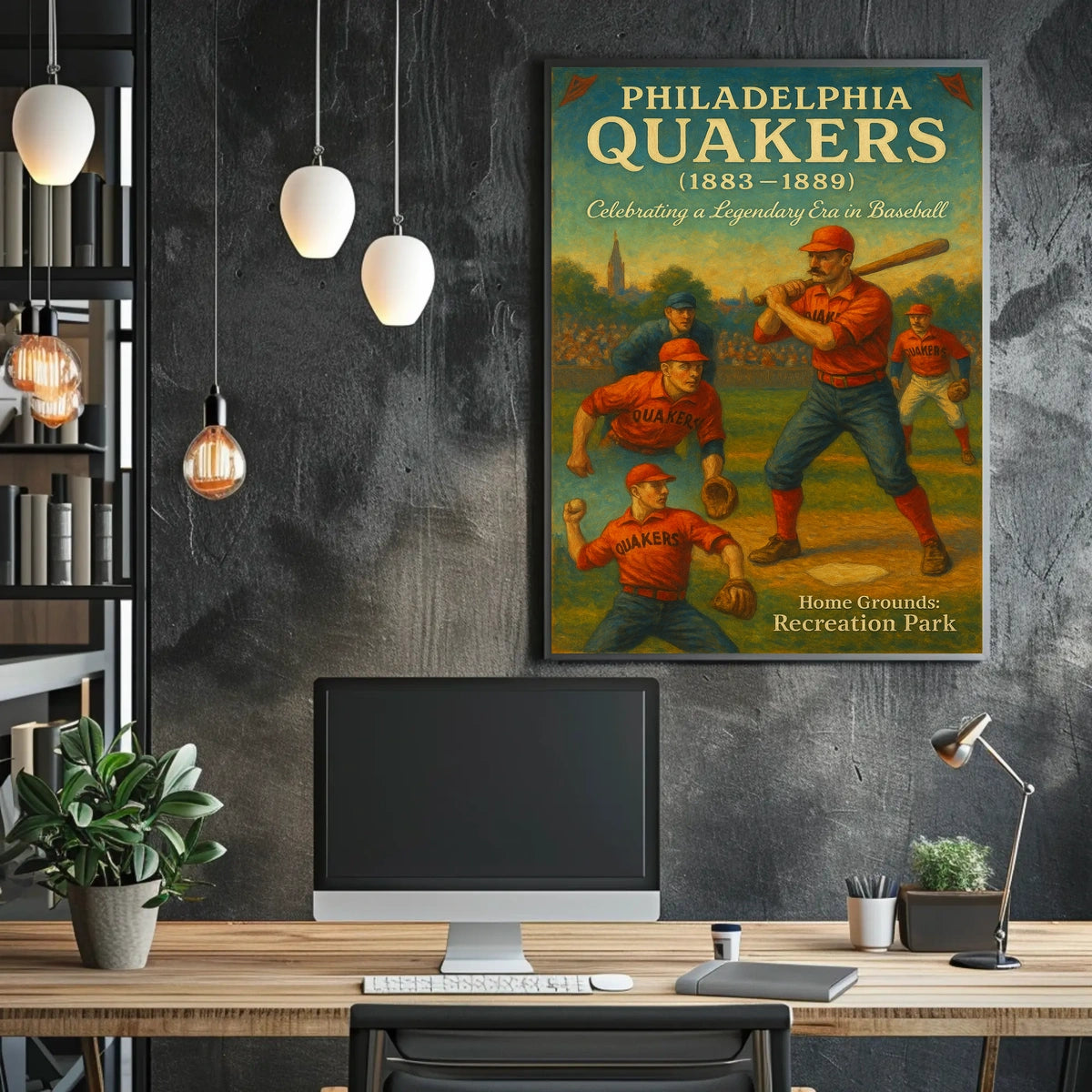 Philadelphia Quakers Celebrating A Poster