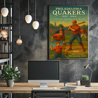 Philadelphia Quakers Celebrating A Poster
