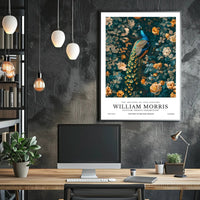 William Morris Exhibition Peacock Heritage Cultural or Heritage Poster
