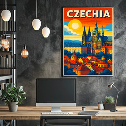 Czechia Travel Poster