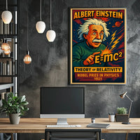 Albert Einstein Theory Of Relativity Poster