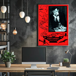 Vintage Magician Poster with Mystical Elements - Pop Culture Poster
