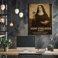 Saint Etheldreda (Audrey) Poster