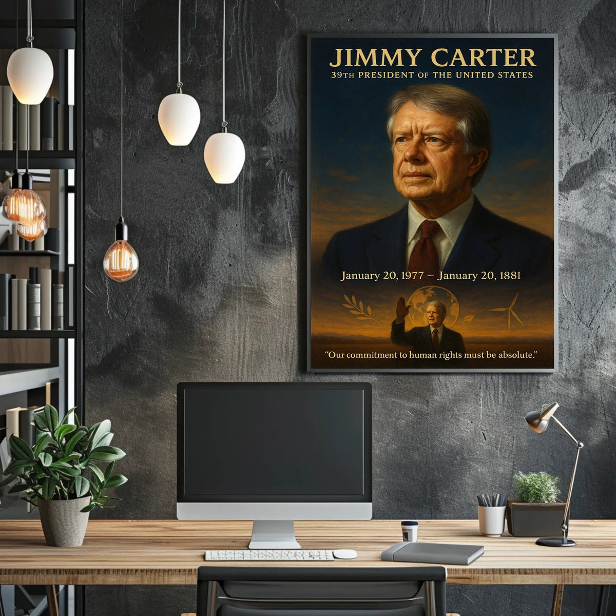 Jimmy Carter 39th President Poster
