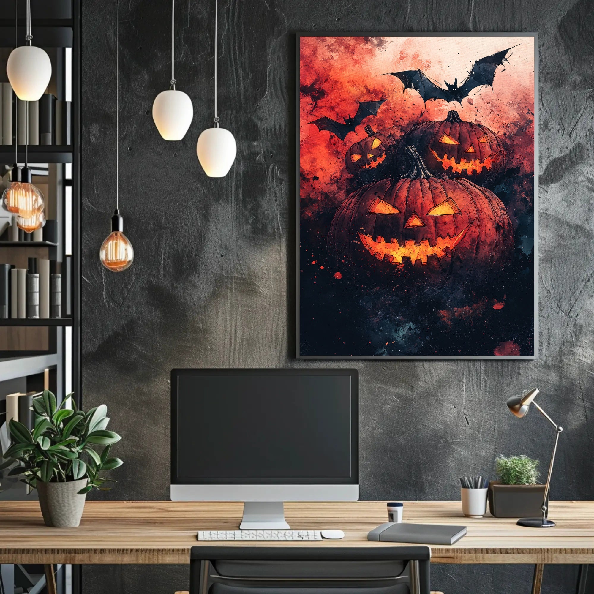 Haunted Halloween Night Poster