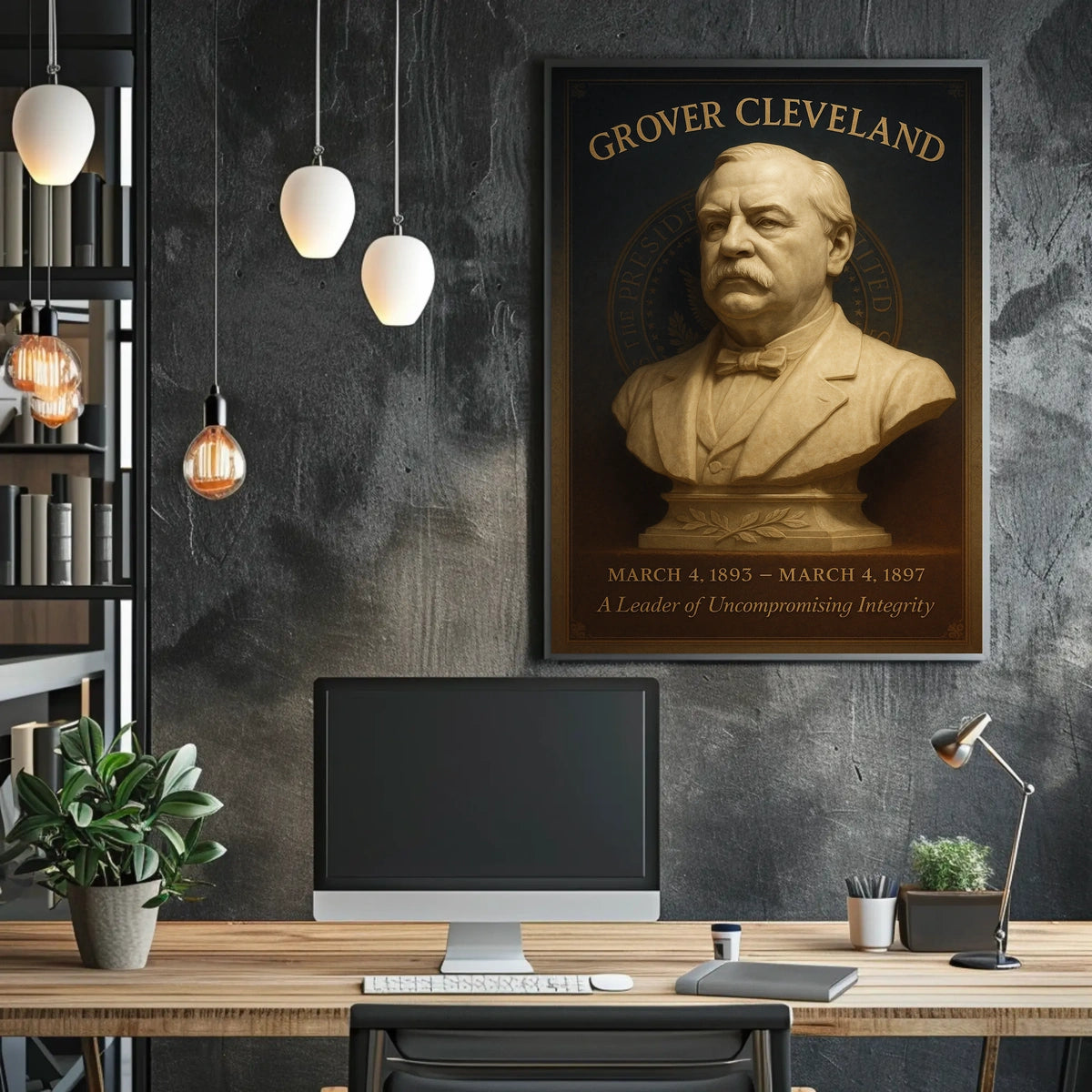 Grover Cleveland A Leader of Uncompromising Integrity Poster