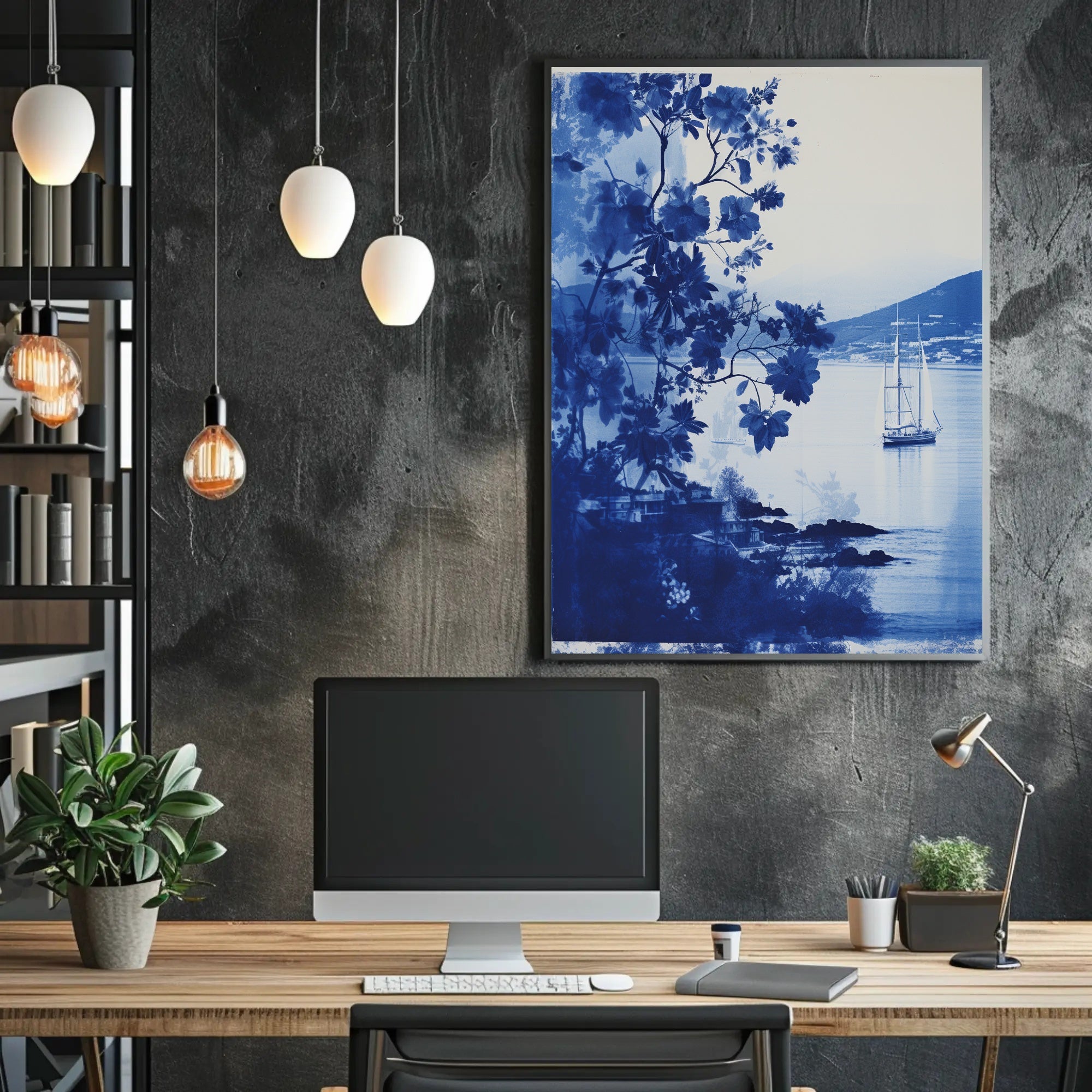 Serene Coastal Escape Poster