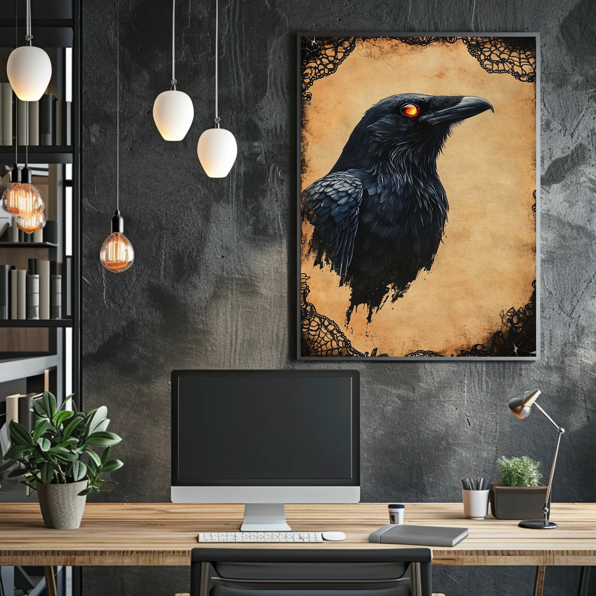 The Enigmatic Raven Poster