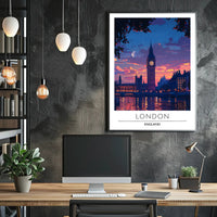 Big Ben Twilight London Urban or Cityscape Poster