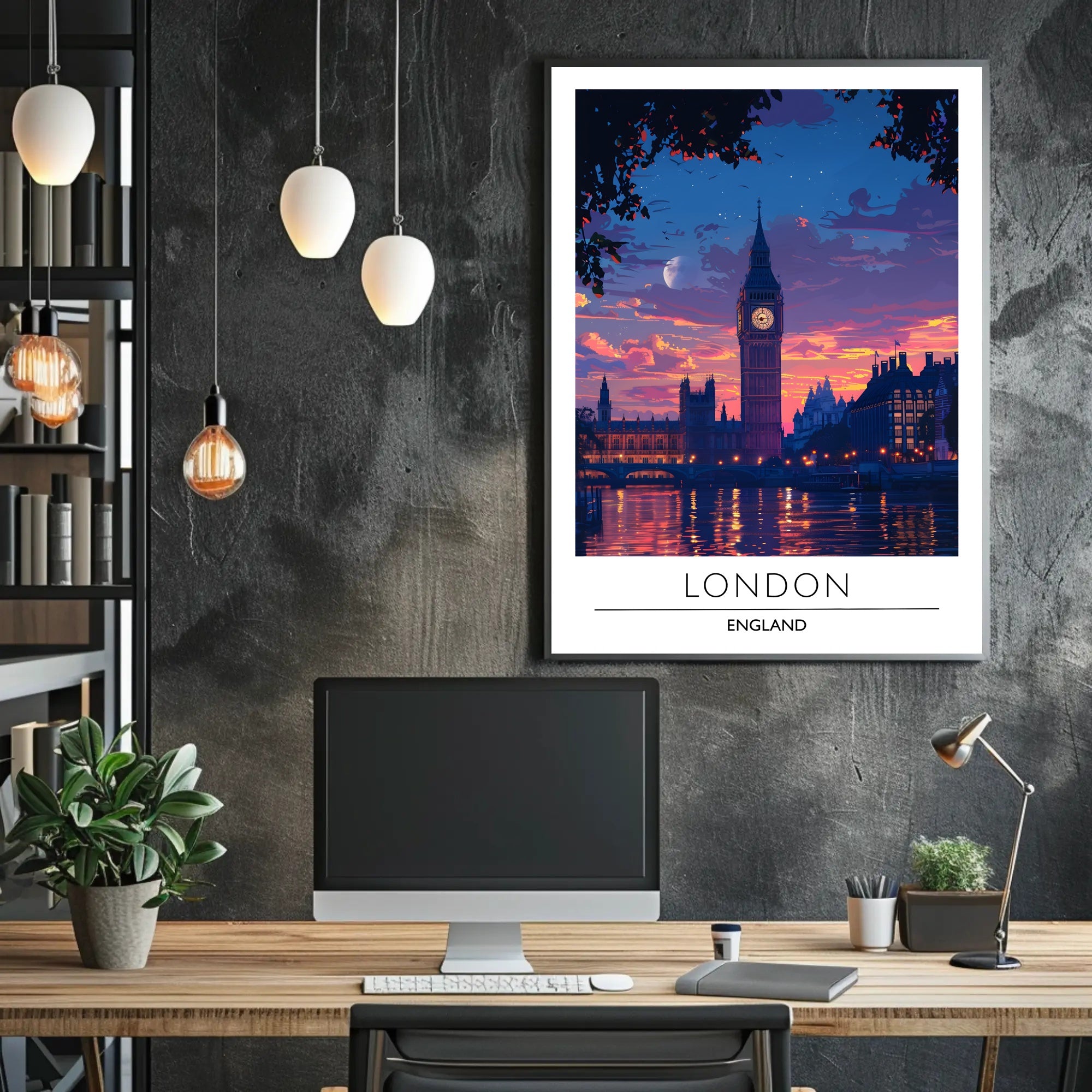 Big Ben Twilight London Urban or Cityscape Poster