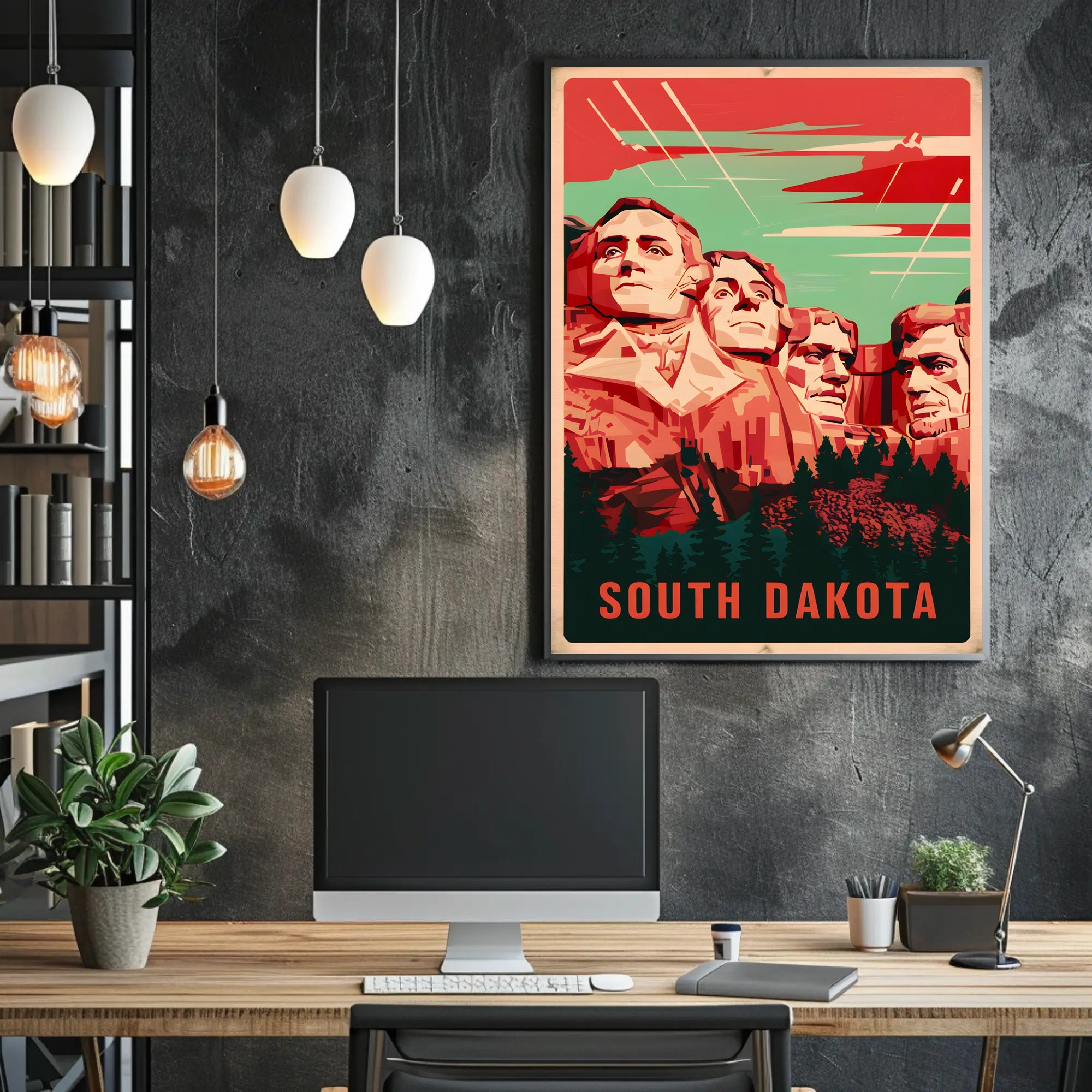 Mount Rushmore in South Dakota Poster