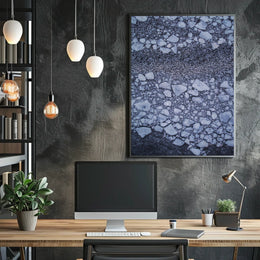 Ice Floes Serenity Abstract or Artistic Poster