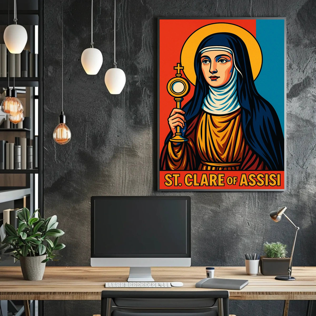 St. Clare of Assisi Poster