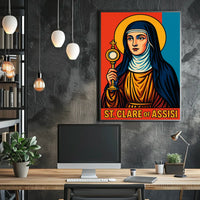St. Clare of Assisi Poster