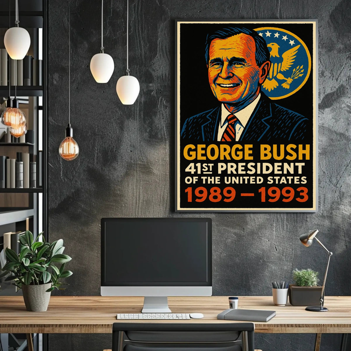 George Bush 41st President Poster
