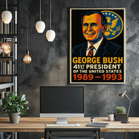 George Bush 41st President Poster