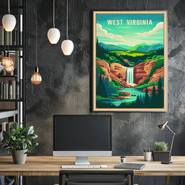 West Virginia Scenic Poster