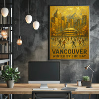 Vancouver Winter By The Bay Poster